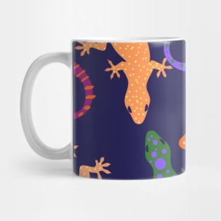 Cute Cartoon Lizard Kids Pattern Seamless Mug